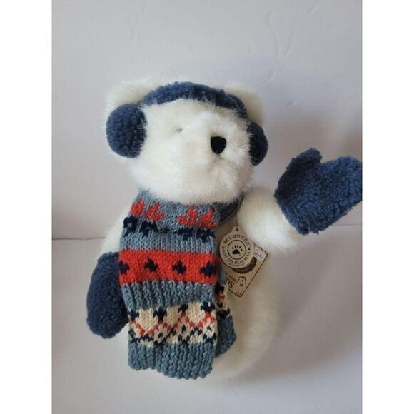 Boyds Bear Collectible Snowman Plush Stuffed Animal Christmas Decor - Picture 1 of 2